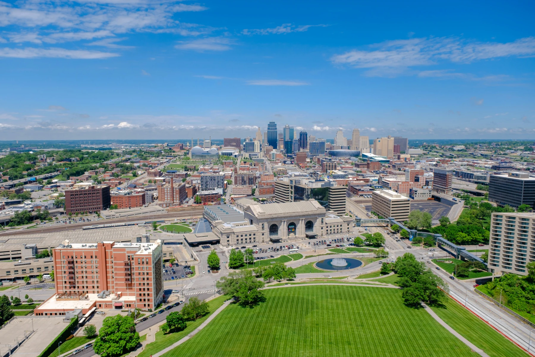a large city landscape